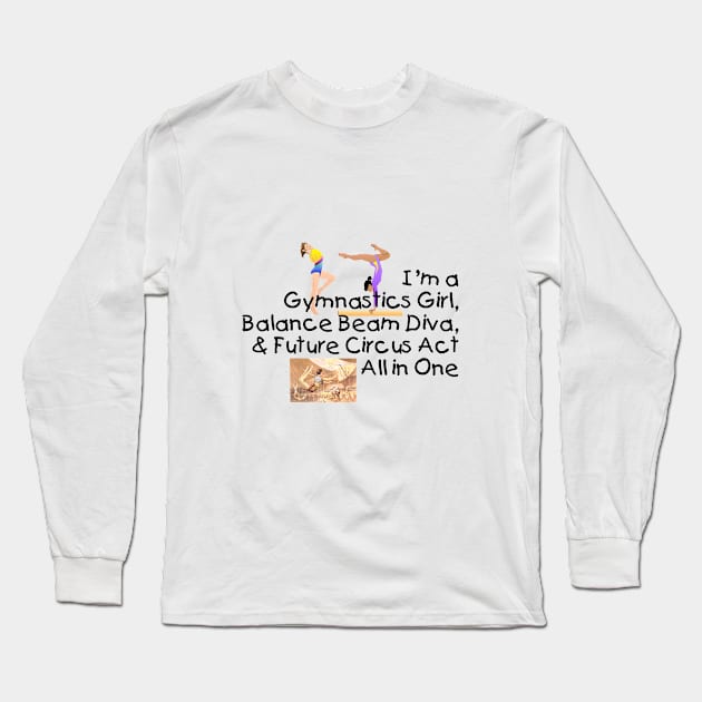 Gymnastics All in One Long Sleeve T-Shirt by teepossible